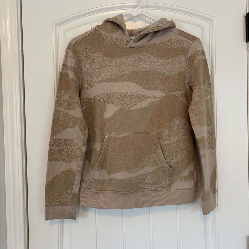 DSG Boys Beige Pullover Hoodie Size Large